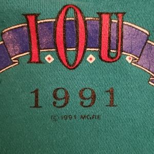1991Vintage IOU Sweat Shirt